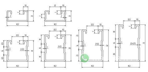 Unistrut Sizes .